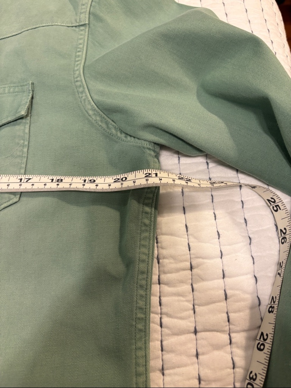 Polo by Ralph Lauren denim supply garment dyed Green Western Shirt - Picture 6 of 8